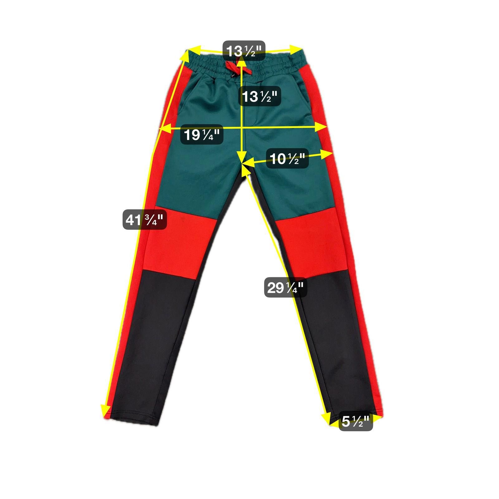Designer V.I.P Collection Pants Mens S Colorblock Joggers Athletic Size US 30 / EU 46 - 2 Thumbnail