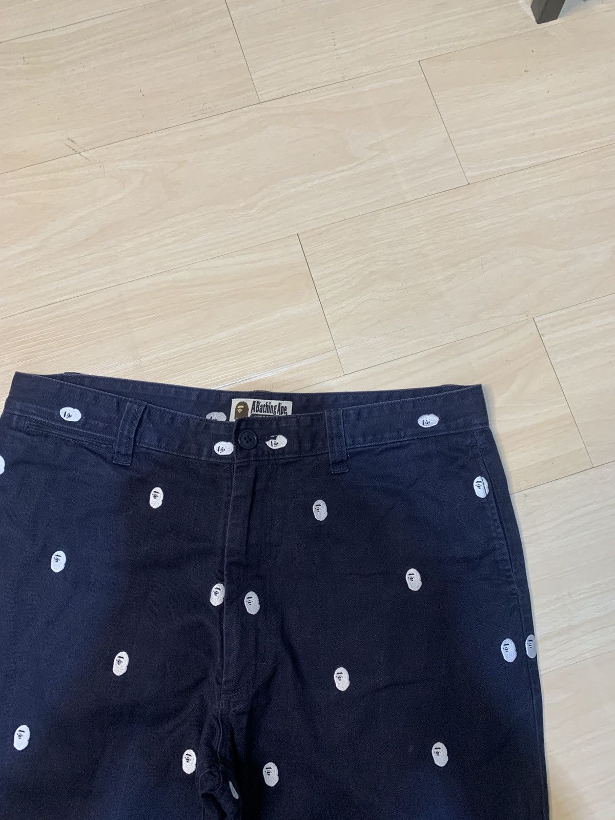 Bape 🔥 Rare Bape Full Embroidery Head Pants Size US 34 / EU 50 - 5 Thumbnail