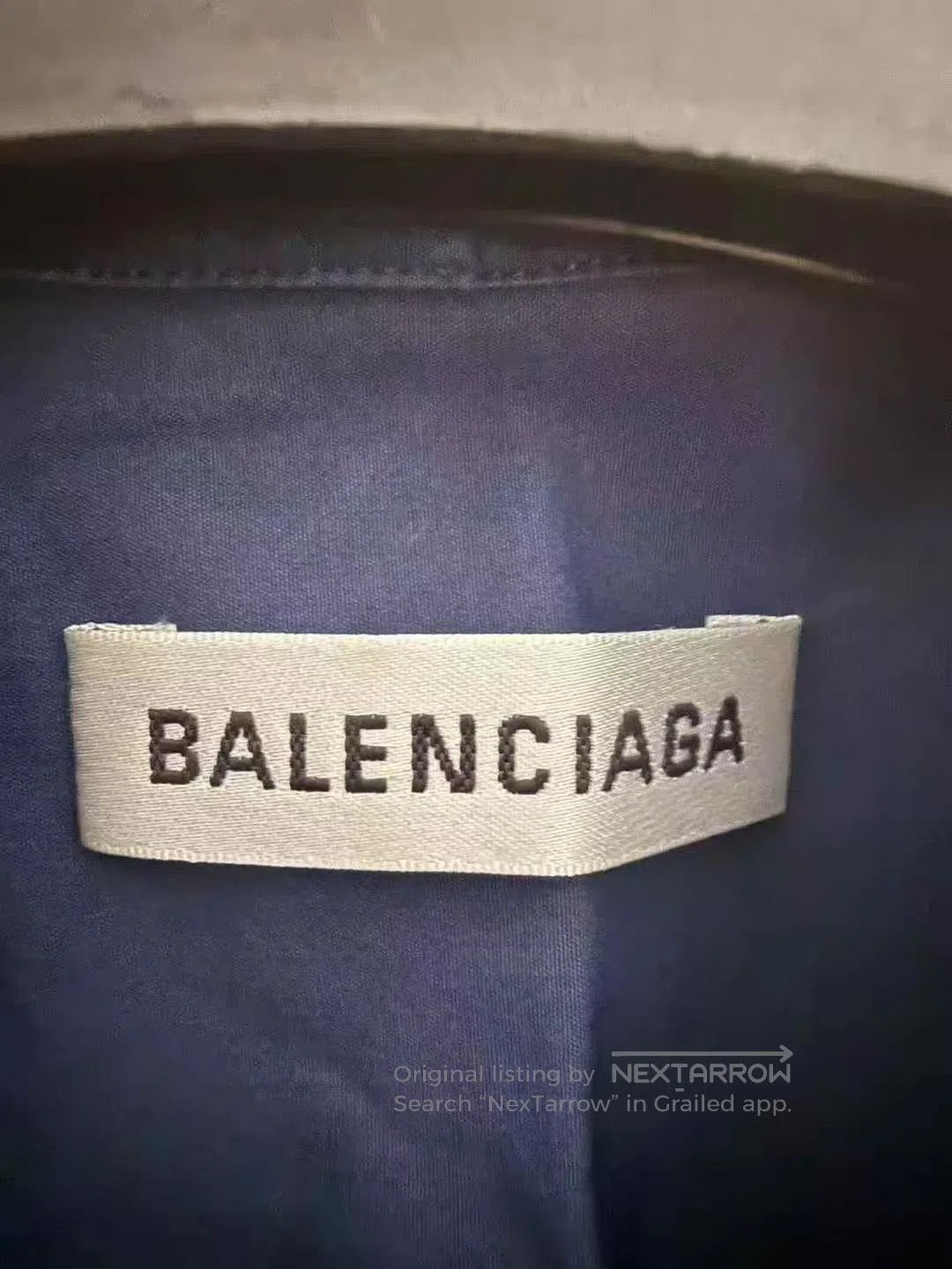 Balenciaga Balenciaga Blue Front and Back Phantom Logo Printed Short Size XS / US 0-2 / IT 36-38 - 3 Thumbnail