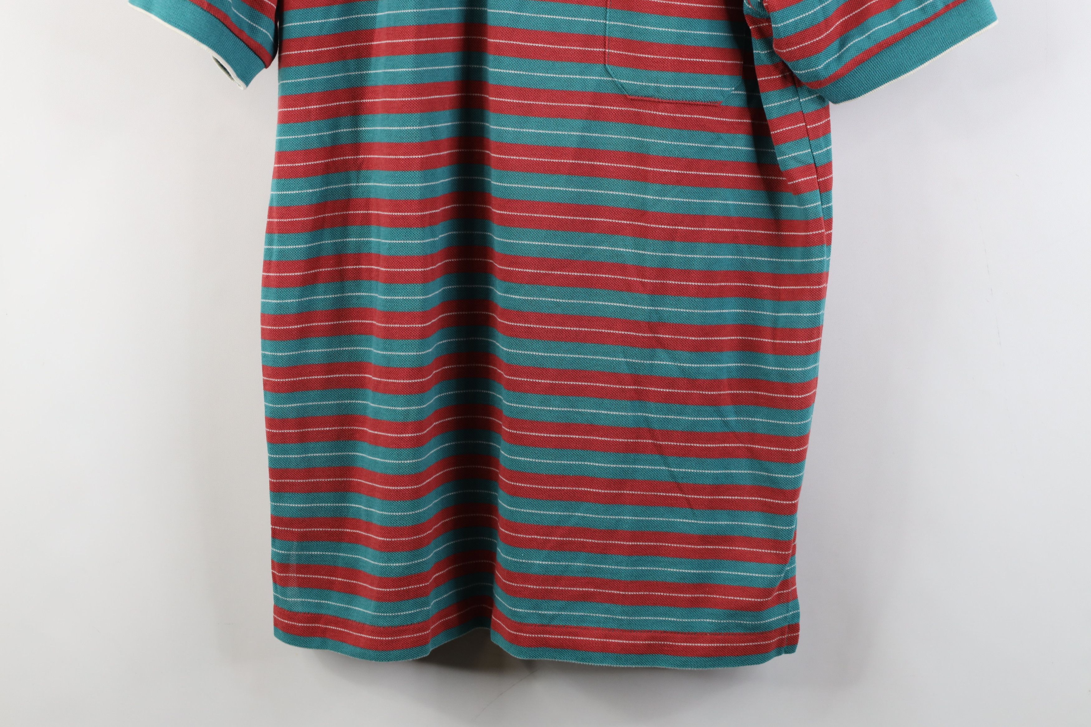 Vintage Vintage 70s Streetwear Block Knit Golf Polo Shirt Japan Size US M / EU 48-50 / 2 - 3 Thumbnail