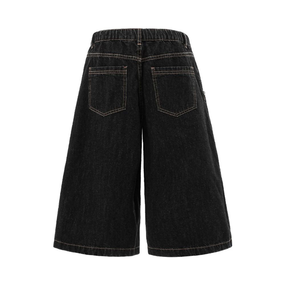 Japanese Brand × Vintage American retro men's loose workwear denim shorts Size US 32 / EU 48 - 2 Thumbnail