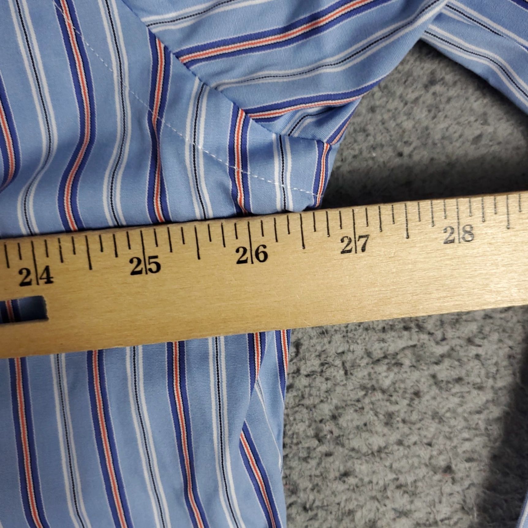 Ralph Lauren Ralph Lauren Button-Up Shirt Mens 2XL Blue Striped Custom Fit Long Sleeve Size US XXL / EU 58 / 5 - 6 Thumbnail