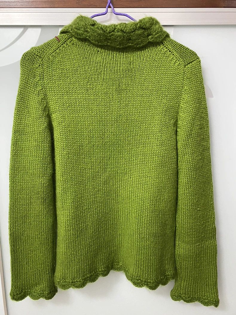 Comme des Garcons Comme Des Garcons Knitted jacket Grass Green Chest Embroid Size M / US 6-8 / IT 42-44 - 2 Thumbnail