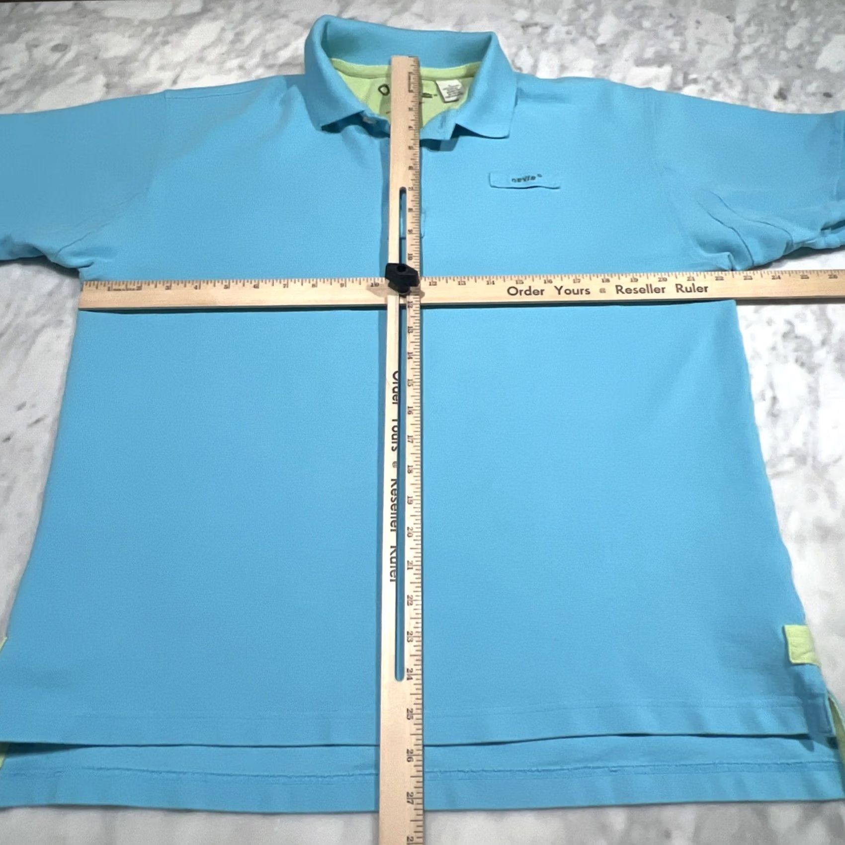 Orvis Orvis Polo Shirt Mens Large Fly Fishing Heavy Cotton Blue Green Trim Buttons Polo Golf Shirt Mens Regular Size L Blue Size US L / EU 52-54 / 3 - 6 Thumbnail