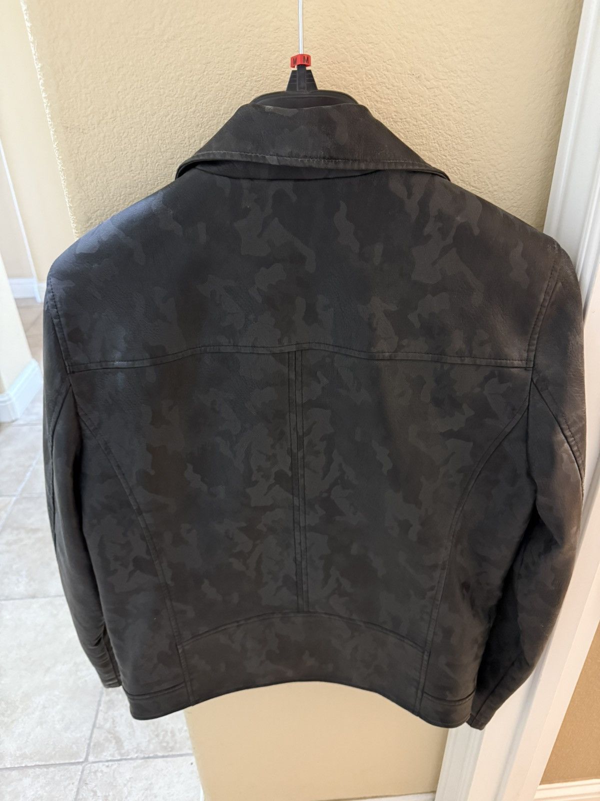 Guess Guess Men’s Camo Leather Jacket Size US M / EU 48-50 / 2 - 2 Thumbnail