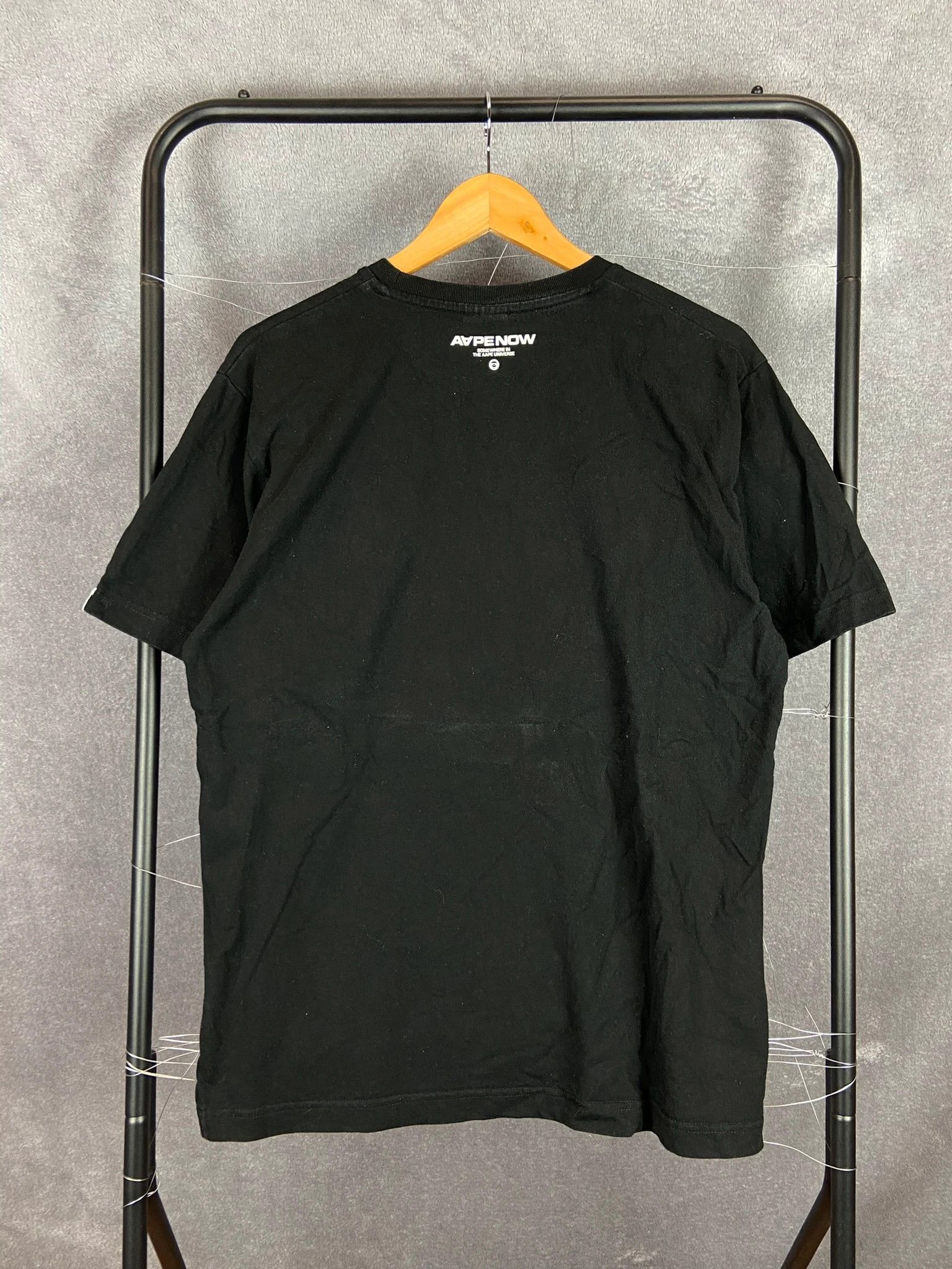 Aape AApe Black Logo Patch Tee – Streetwear Staple L Size US L / EU 52-54 / 3 - 2 Thumbnail