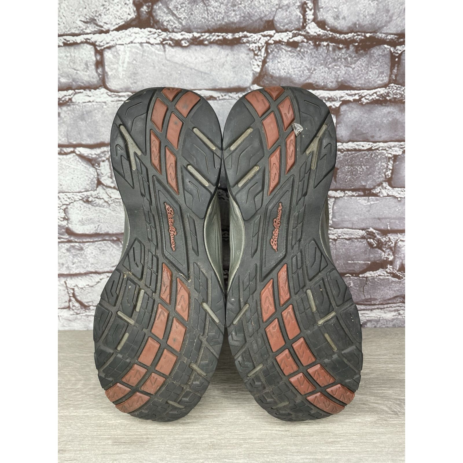 Eddie Bauer Eddie Bauer Green Brown Suede Leather Mid Lace Up Desert Boo Size US 11.5 / EU 44-45 - 11 Thumbnail