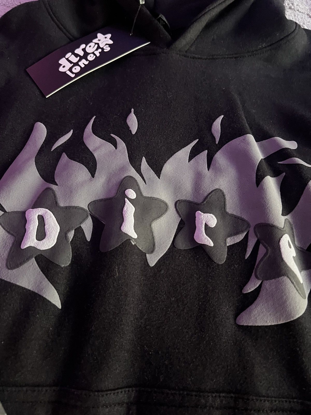 Other Dire Loners Star Puff Print Graphic Hoodie Size US M / EU 48-50 / 2 - 2 Thumbnail
