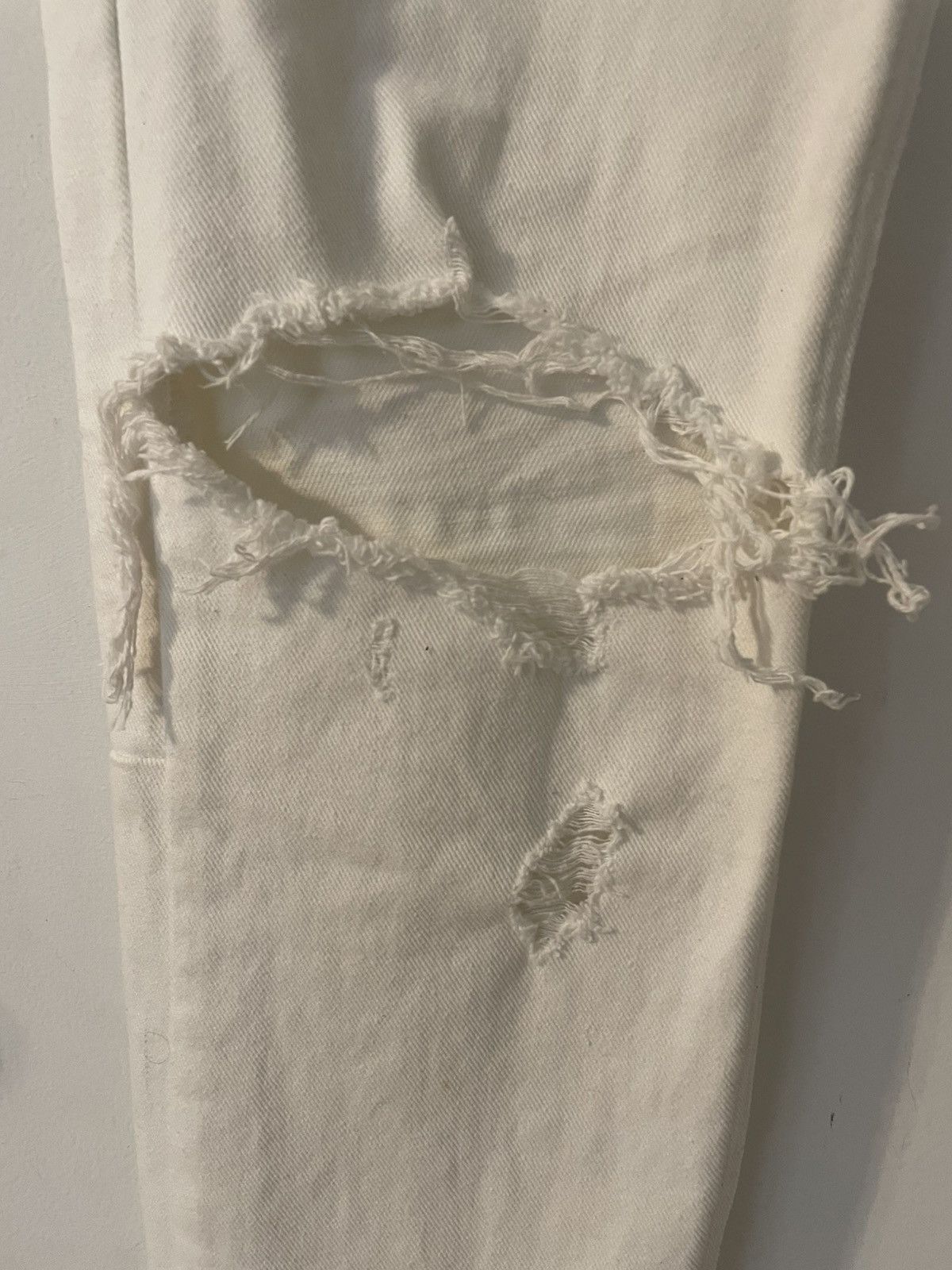 Fear of God Fear of god white denim size 33 Size US 33 - 7 Thumbnail