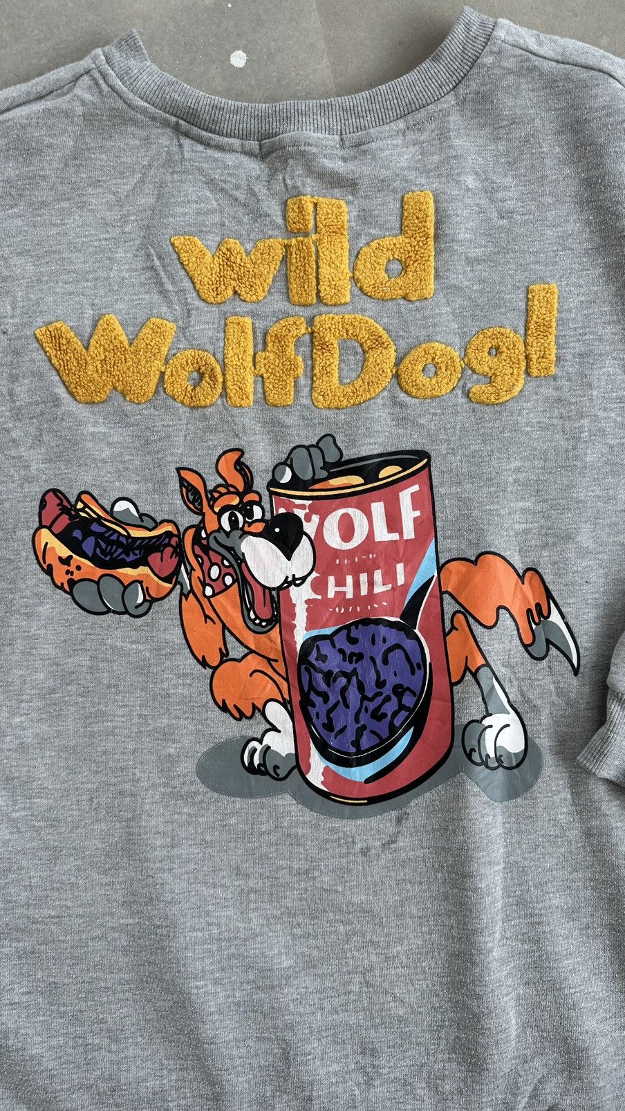 Vintage WILD WOLFDOG CREWNECK Size US XL / EU 56 / 4 - 2 Thumbnail