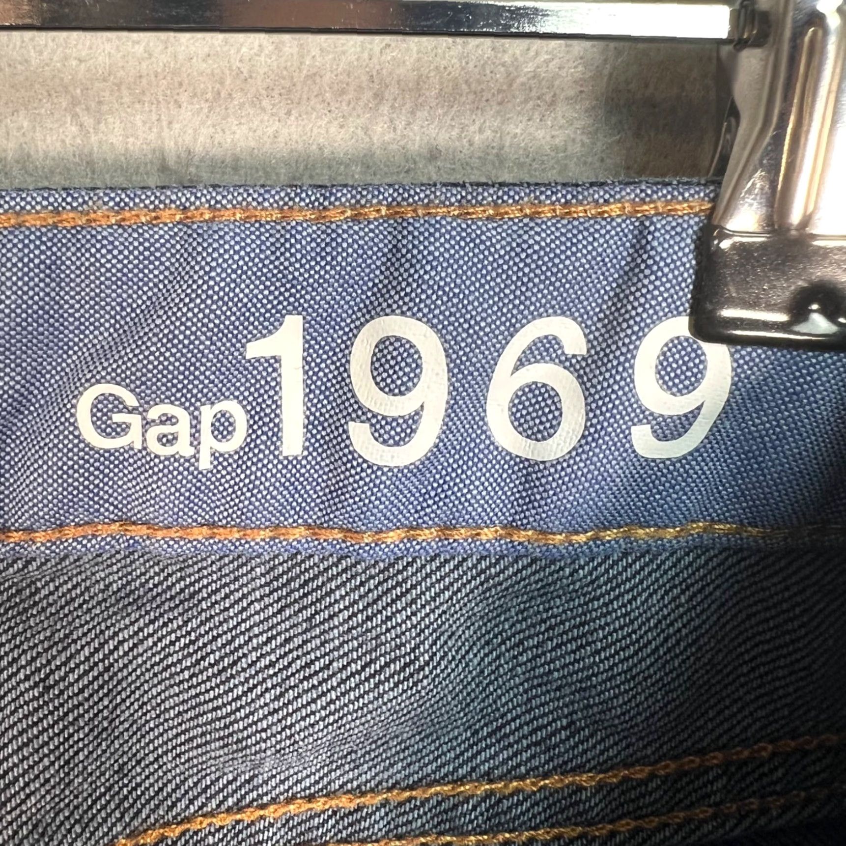 Gap GAP 1969 Always Skinny Jeans Womens 27 Dark Wash Denim Slim Stretch Adult 27 / 4L Blue Womens Jeans Size 27" / US 4 / IT 40 - 4 Thumbnail