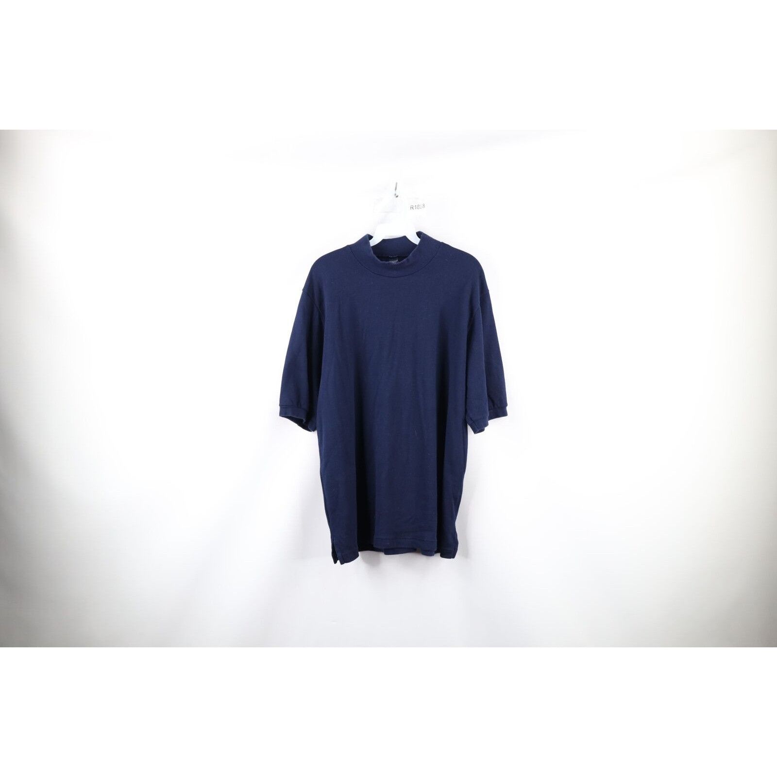 Vintage Vintage 90s Lands End Faded Blank Short Sleeve T-Shirt Size US L / EU 52-54 / 3 - 1 Thumbnail