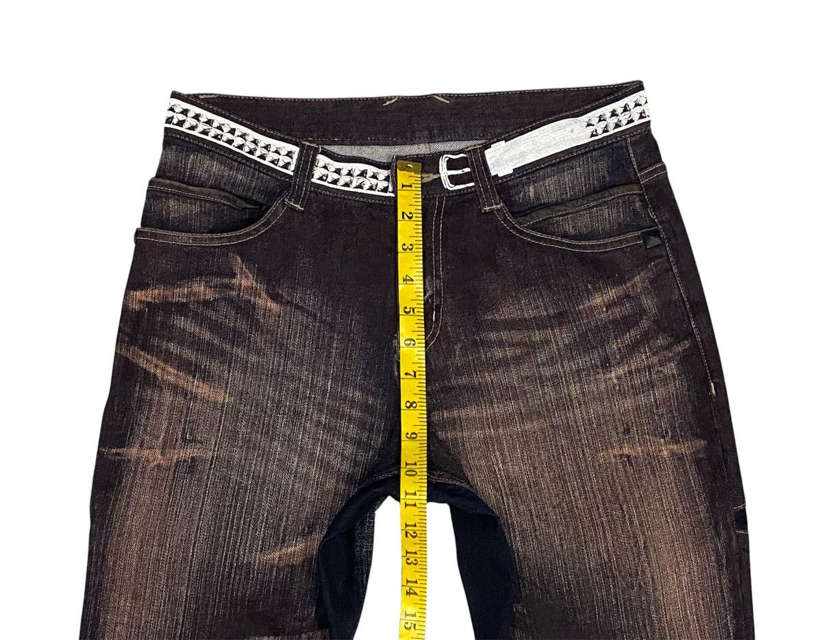 PPFM PPFM Star Mud-Wash Stretch Denim Pants Size US 30 / EU 46 - 13 Thumbnail