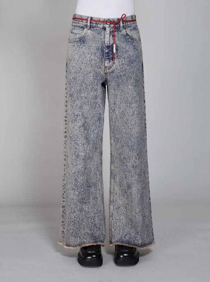 Marni o1w1db10524 Flared Jeans in Grey Size US 34 / EU 50 - 2 Thumbnail