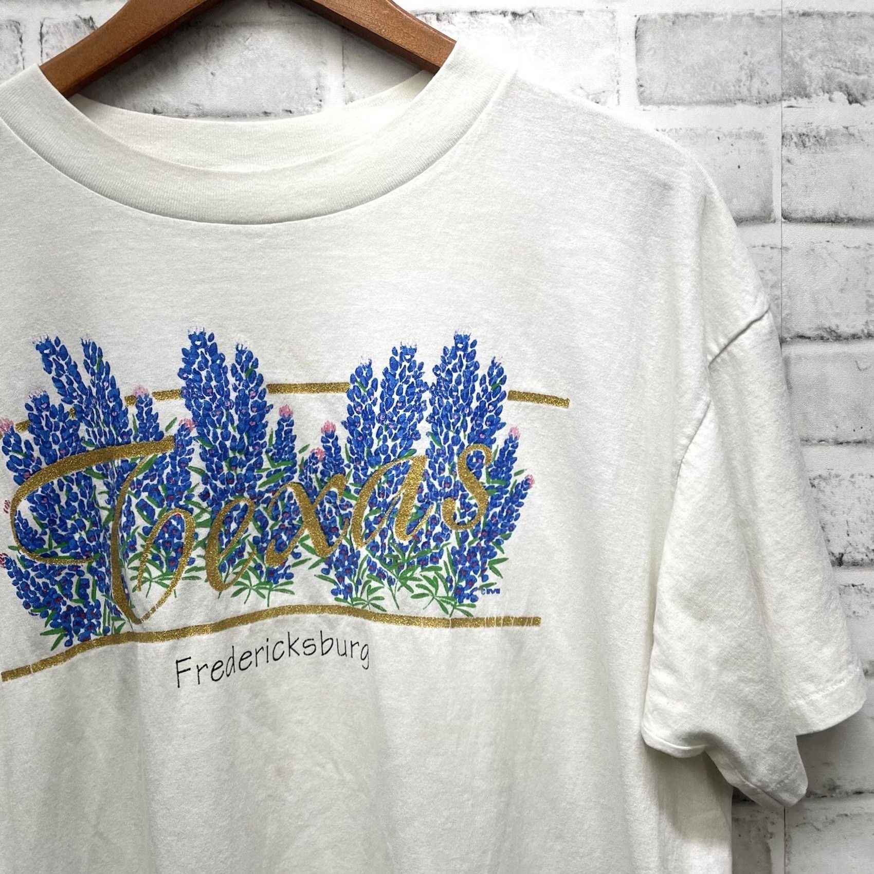 Vintage VINTAGE Sunshine Apparel Tee Shirt Mens L USA White Fredericksburg Texas Graphic Stitch Shirt Size US L / EU 52-54 / 3 - 2 Thumbnail