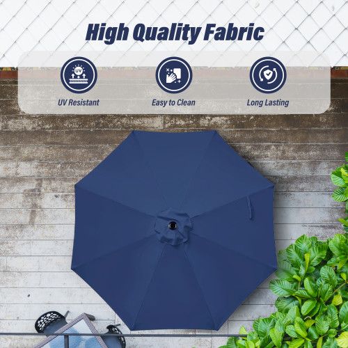 Designer × Homemade 10' Patio Umbrella Outdoor Table Market Yard Umbrella with P Size US L / EU 52-54 / 3 - 6 Thumbnail