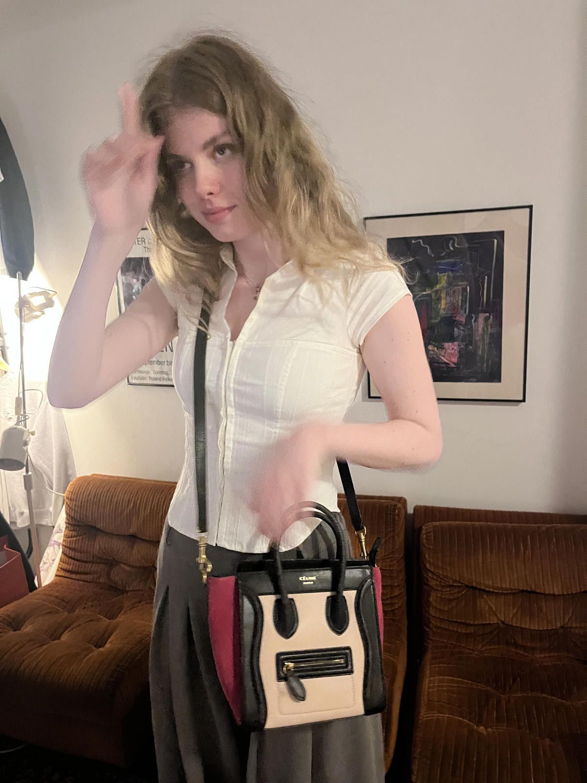 Celine Celine - Nano Luggage Bag in Multicolour Size ONE SIZE - 2 Thumbnail