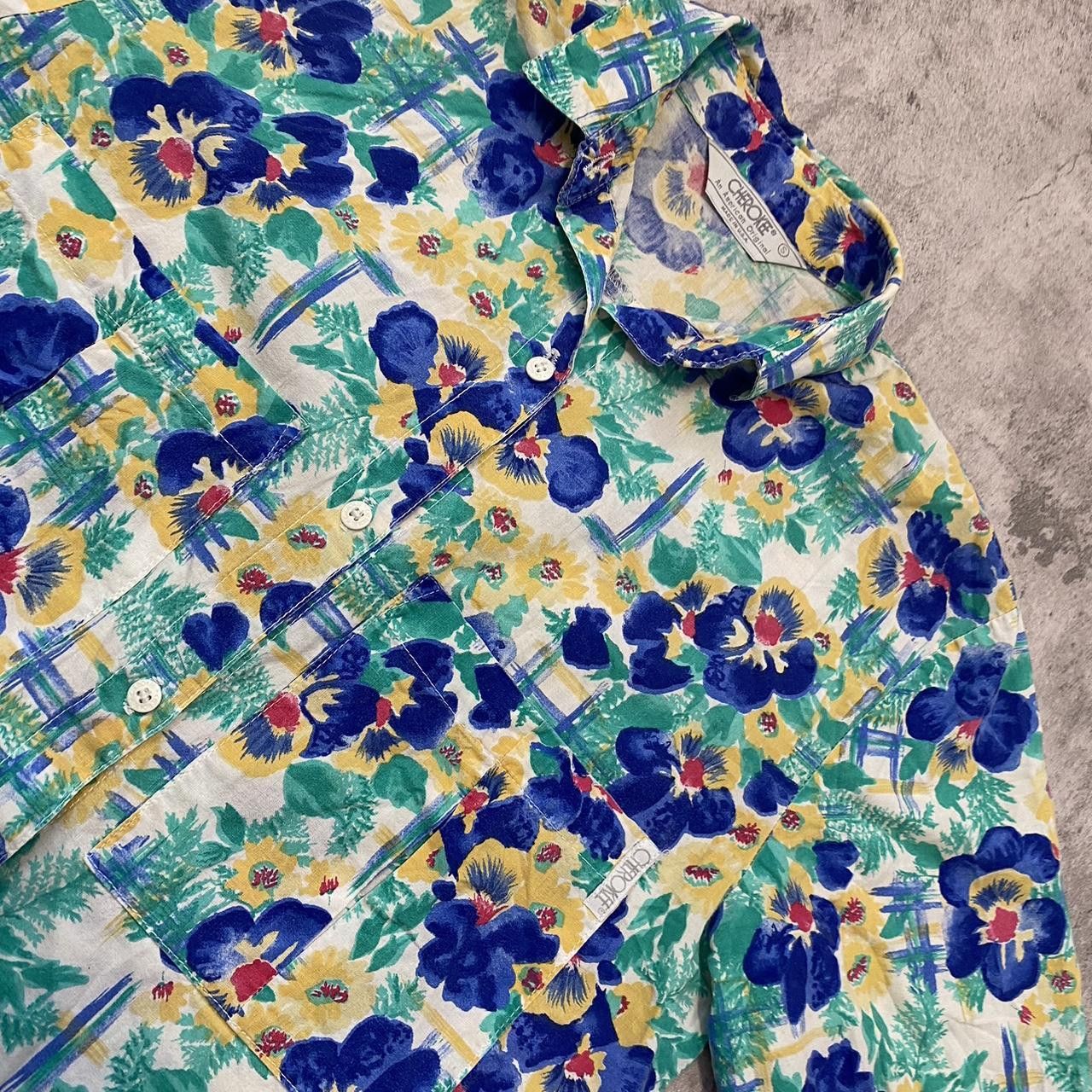 Other Floral Hawaiian shirt with blue, yellow, and white Size US S / EU 44-46 / 1 - 3 Thumbnail
