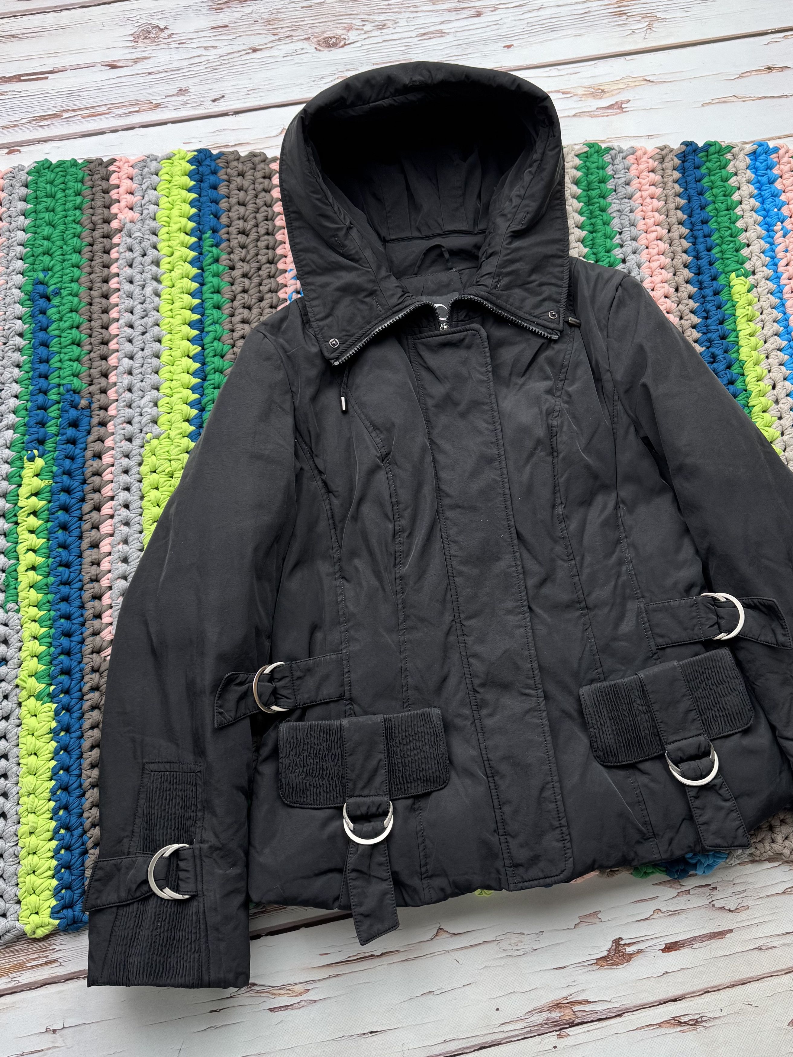 If Six Was Nine Vintage Hooded Jacket With Straps (ET1) Size L / US 10 / IT 46 - 2 Thumbnail
