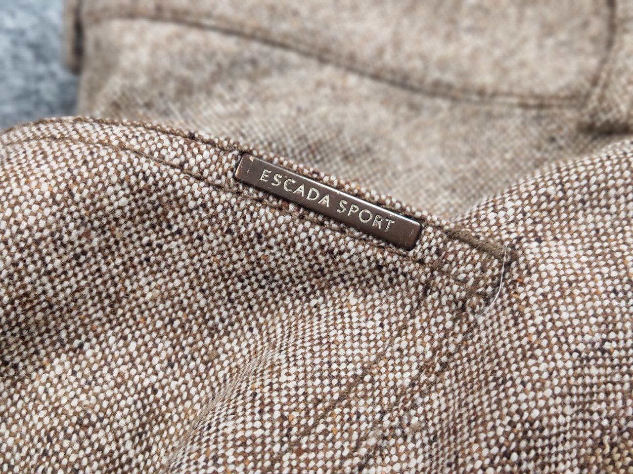 Escada Escada Sport Linda Wool Blend Beige Womens Trouser Pants Size 34" / US 12 / IT 48 - 15 Thumbnail