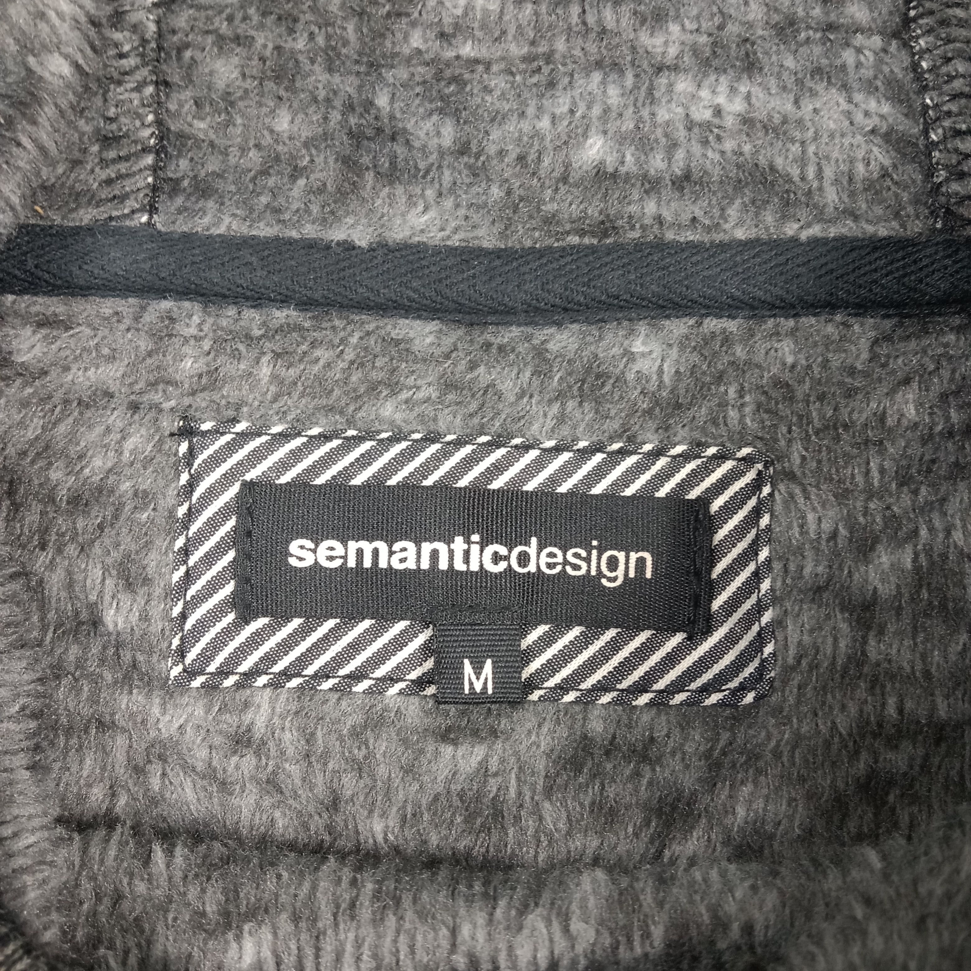 semanticdesign Semantic Design Cowl Pullover Fleece Lined Sweatshirt C279N7 Size US S / EU 44-46 / 1 - 4 Thumbnail