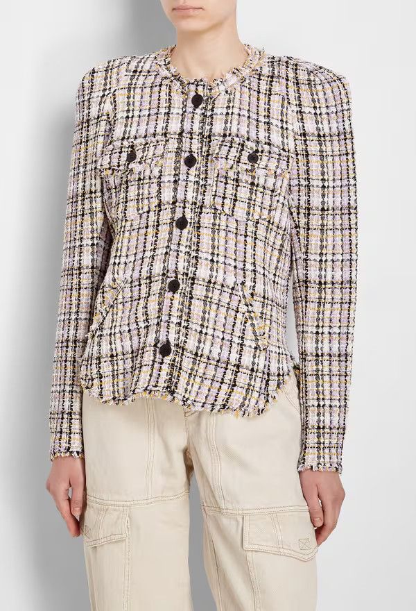 Isabel Marant Etoile Isabel MARANT ETOILE Plaid Tweed Nelly Blazer Jacket Size M / US 6-8 / IT 42-44 - 7 Thumbnail