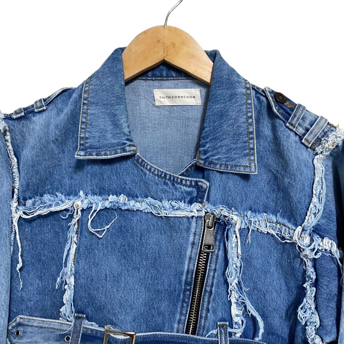 Faith Connexion Faith Connexion Ntmb Belts Denim Jacket Size XS / US 0-2 / IT 36-38 - 5 Thumbnail