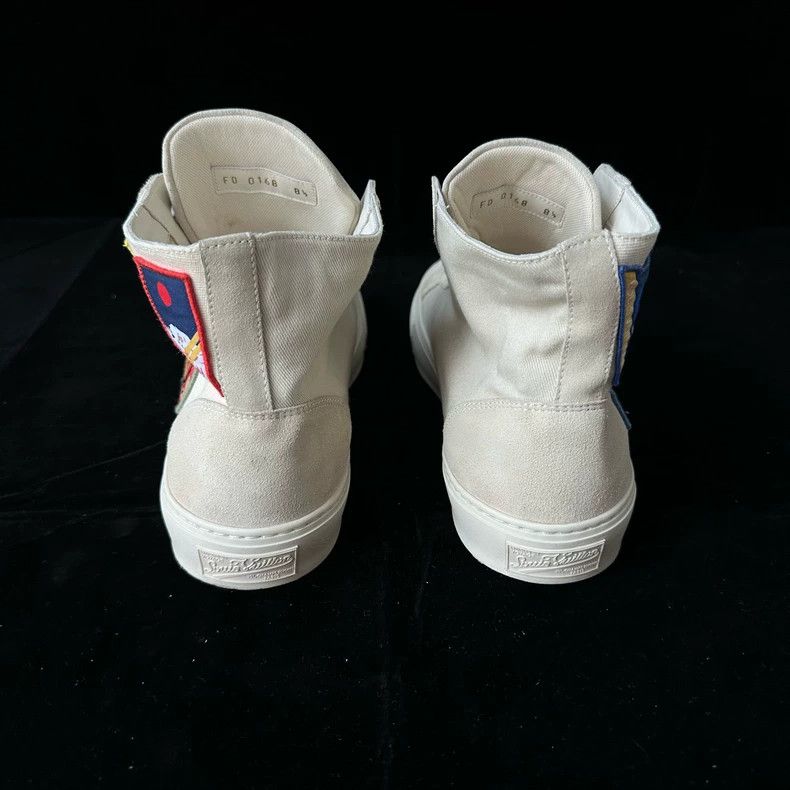 Louis Vuitton Louis Vuitton Canvas Patchwork Leather Badge High Top Snea Size US 9.5 / EU 42-43 - 2 Thumbnail