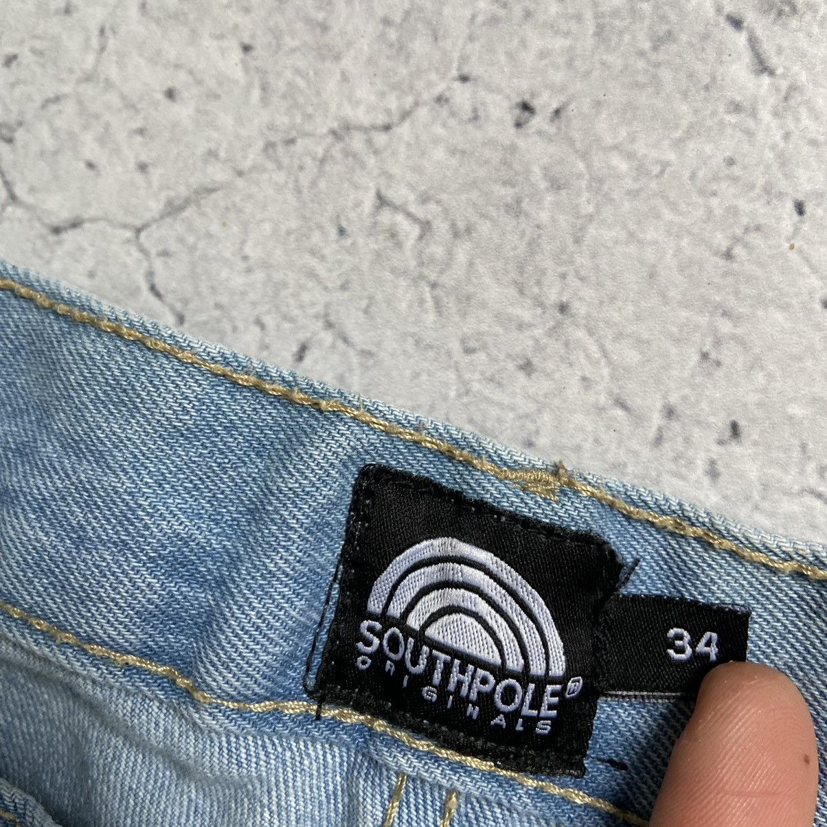 Southpole × Vintage Southpole Vintage Jeans Baggy Denim Pants Streetwear Size US 34 / EU 50 - 9 Thumbnail