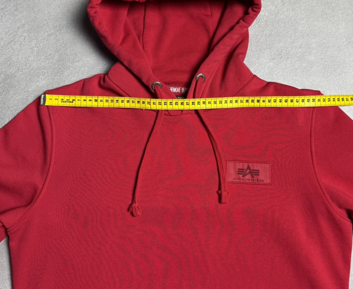 Alpha Industries Alpha Industries Big Logo Cotton Hoodie Red size L Size US L / EU 52-54 / 3 - 20 Thumbnail