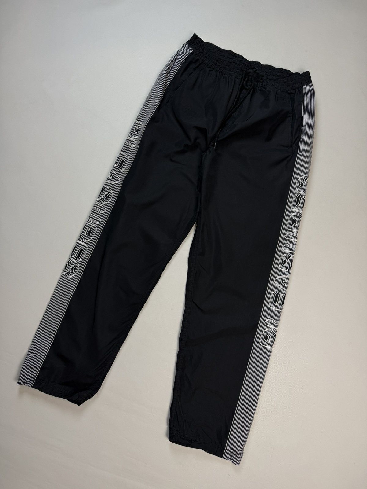 Pleasures Pleasures Men’s Logo-print Track Pants Trousers Drawstring Size US 34 / EU 50 - 4 Thumbnail