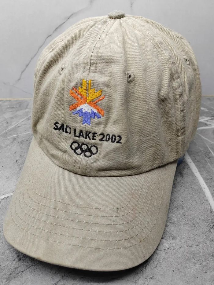 USA Olympics Vintage Salt Lake Olympic Winter Games 2002 Cap Hat Size ONE SIZE - 1 Thumbnail