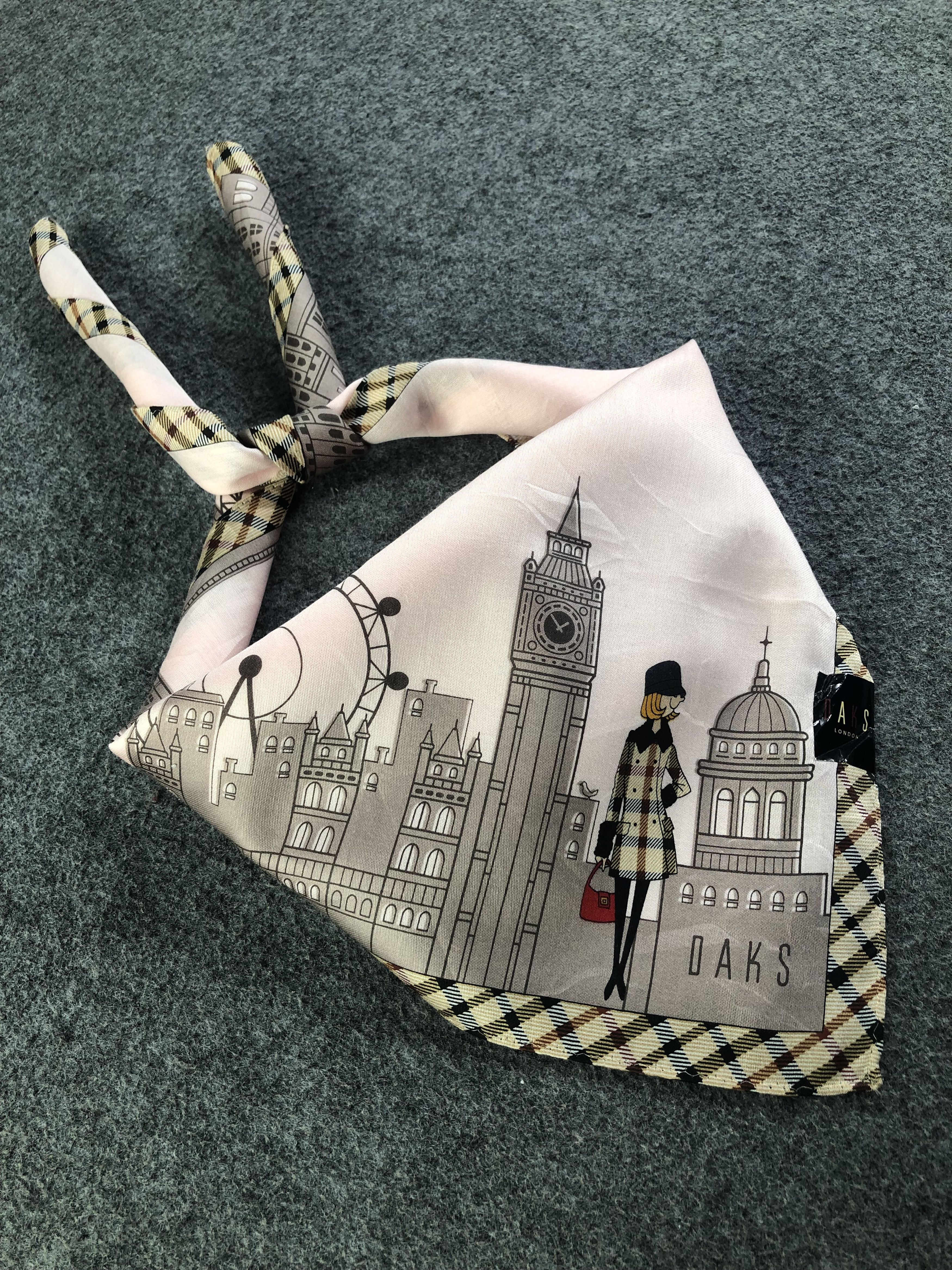 DAKS × Vintage Daks London Handkerchief / Bandana / Neckerchief Size ONE SIZE - 2 Thumbnail