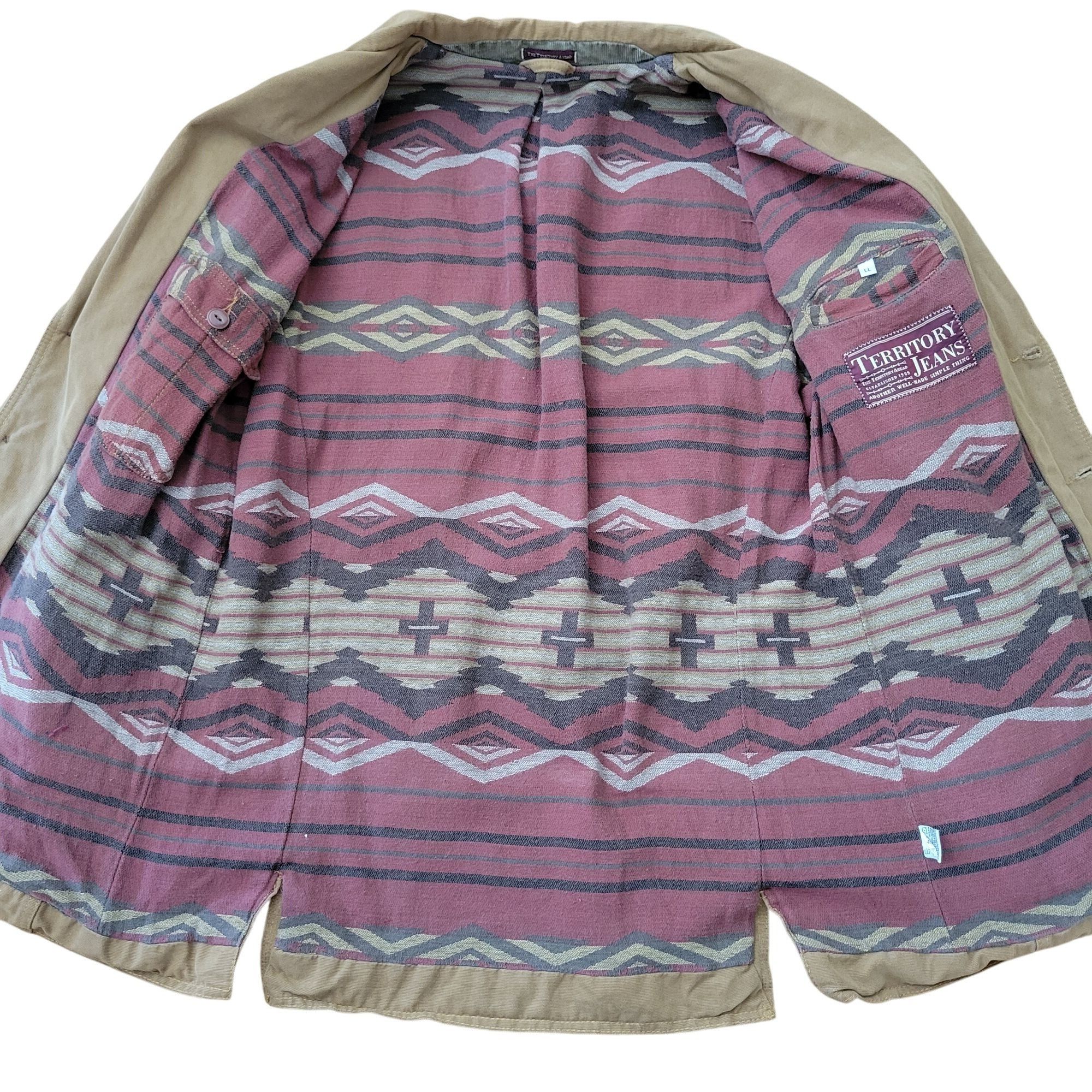 The Territory Ahead Territory Ahead LL Blazer Jacket Khaki Brown Plaid Lining We Size US XL / EU 56 / 4 - 2 Thumbnail