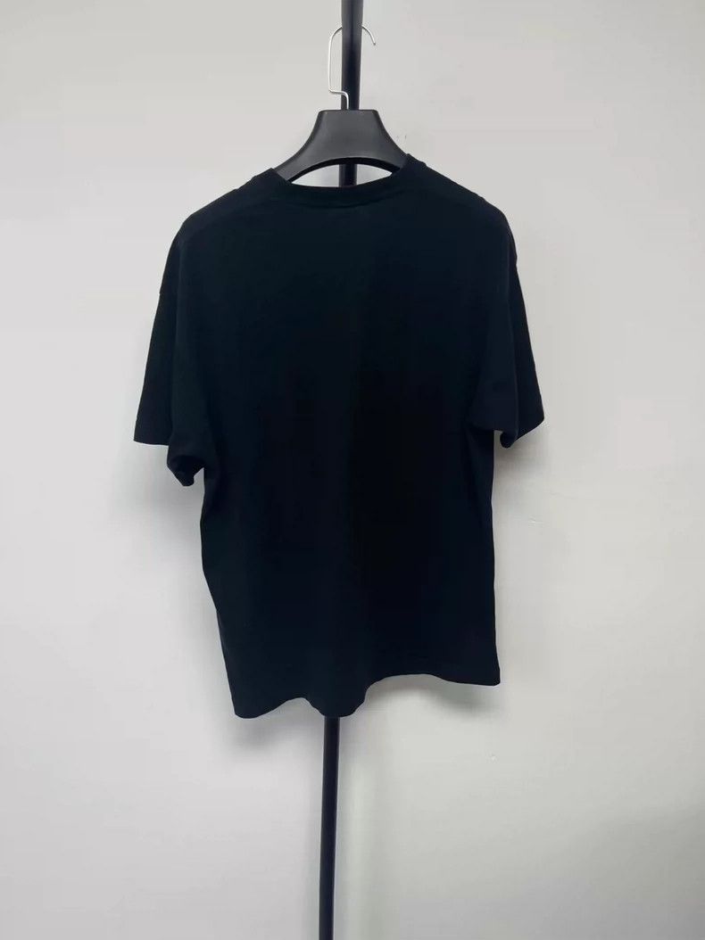 Balenciaga Balenciaga Solid Color Letter Printed Casual Round Neck Sh Size US M / EU 48-50 / 2 - 2 Thumbnail