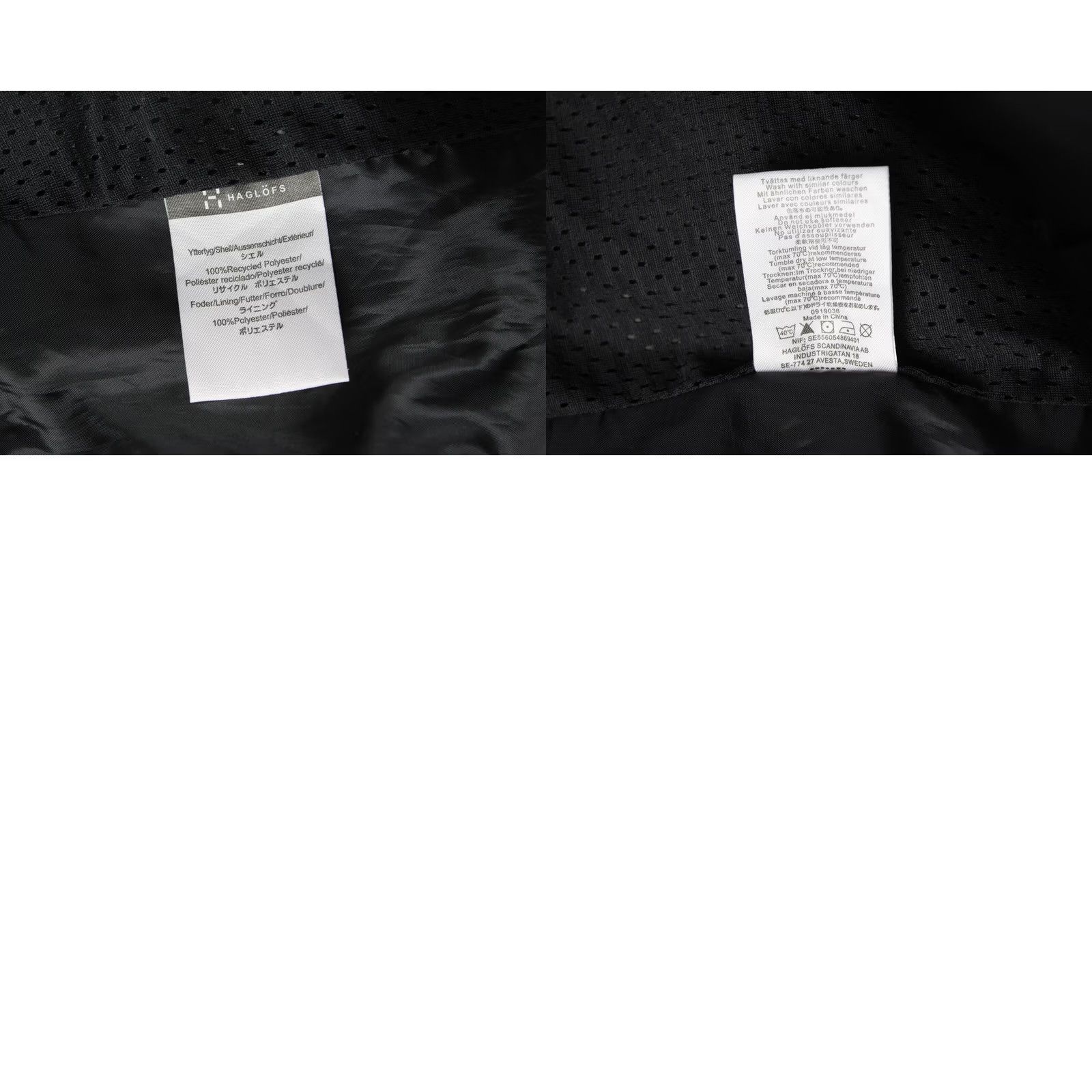 Vintage HAGLOFS Proof Trousers Men LARGE Adjustable Bottoms Side Zips Regular Size US 33 - 8 Thumbnail