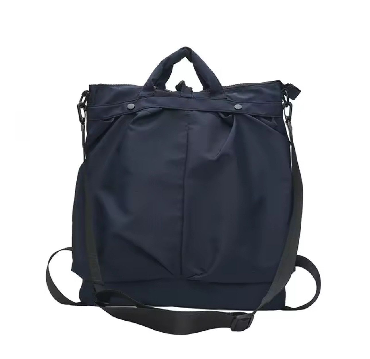 Other Retro Canvas Capacity Waterproof Large Navy Blue Backpack Size ONE SIZE - 5 Thumbnail
