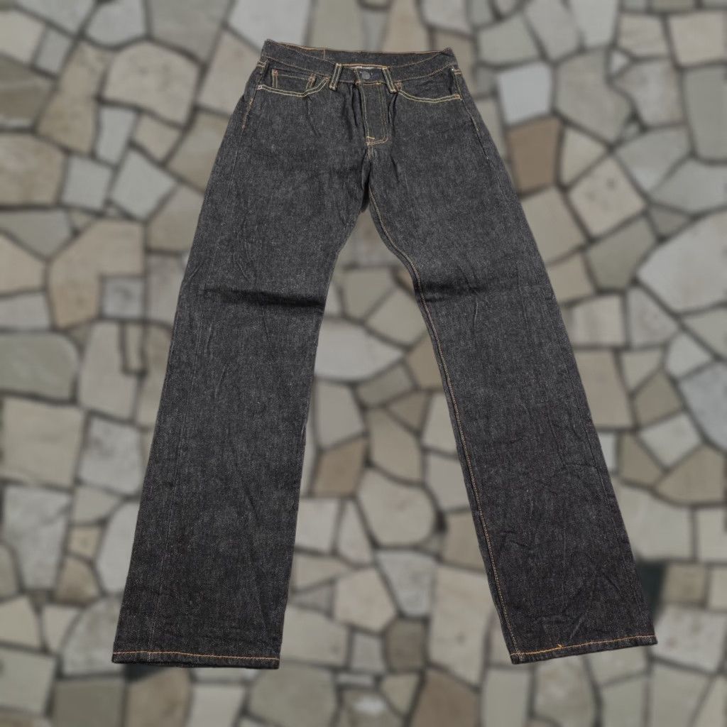 Levi's Levi's Jeans Men 30x34 Blue Denim 501 Button Fly Rinse Dark Wash Red Tab Straight Jeans Mens Regular Fit Size US 30 / EU 46 - 1 Thumbnail
