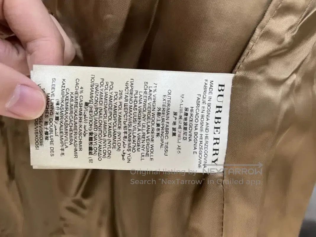 Burberry Burberry Women's Brown Wool Overcoat. Size M / US 6-8 / IT 42-44 - 5 Thumbnail