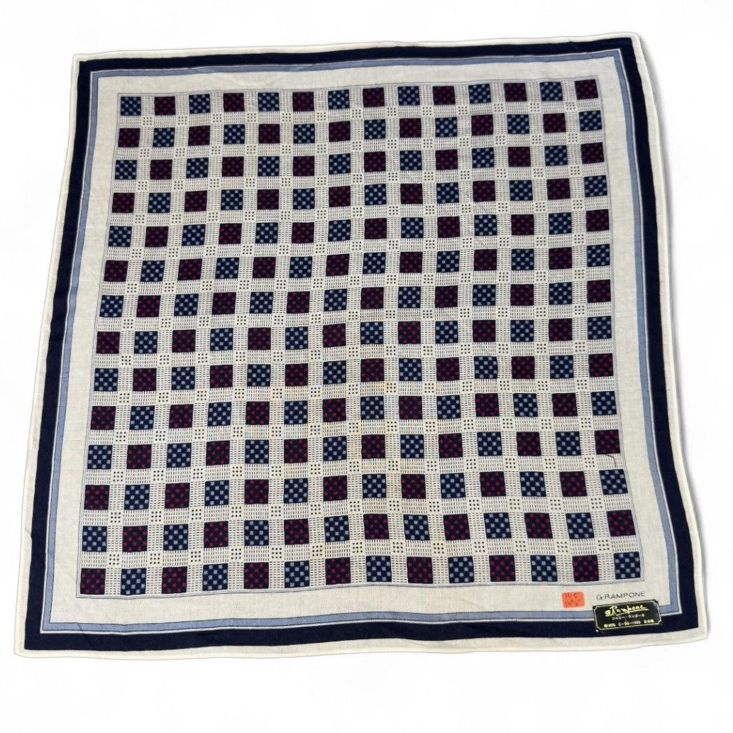 Vintage 🔥 Handkerchief | Neckerchief | Bandana | Pocket-square | Size ONE SIZE - 3 Thumbnail