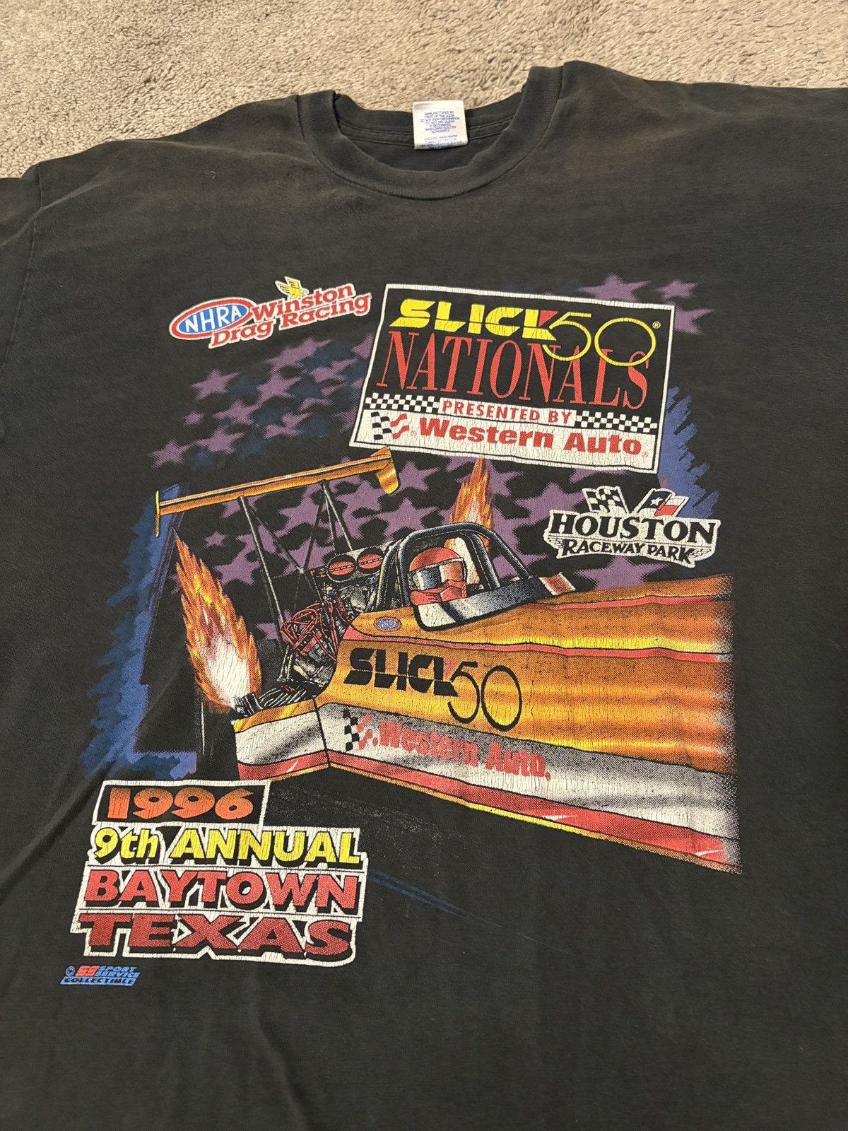 Other Vintage 90s Texas NHRA Winston Drag Racing T Shirt Size XXL Size US XXL / EU 58 / 5 - 1 Thumbnail