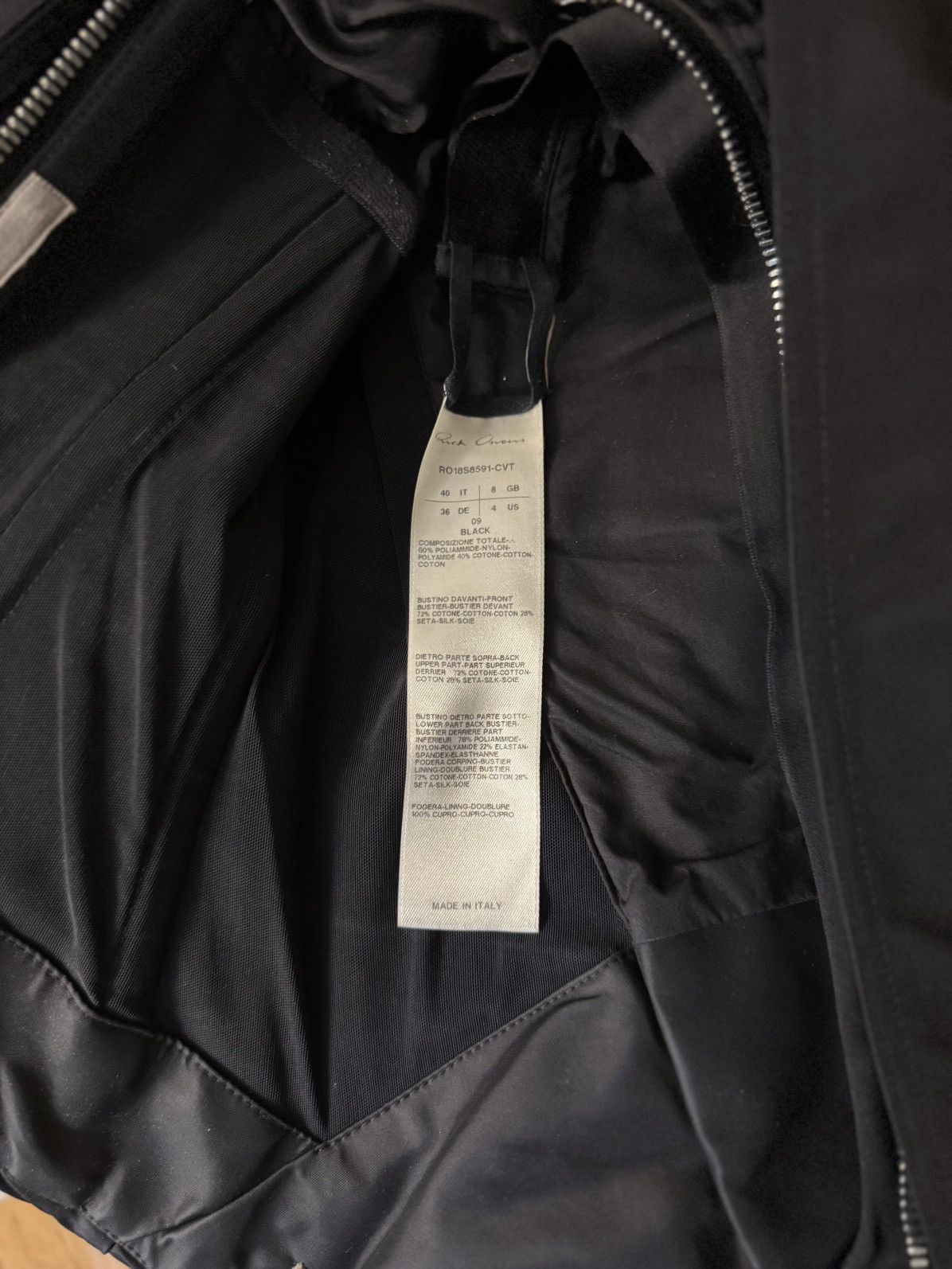 Rick Owens SS18 Dirt Bustier Corset Gown Size S / US 4 / IT 40 - 6 Thumbnail