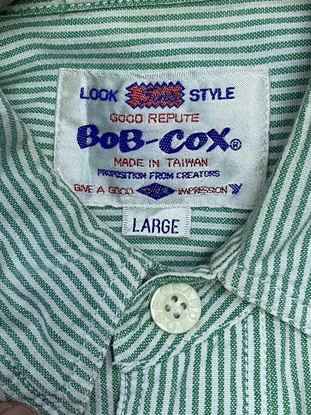 Japanese Brand × Vintage Vintage Bob-Cox button up Size US L / EU 52-54 / 3 - 12 Thumbnail