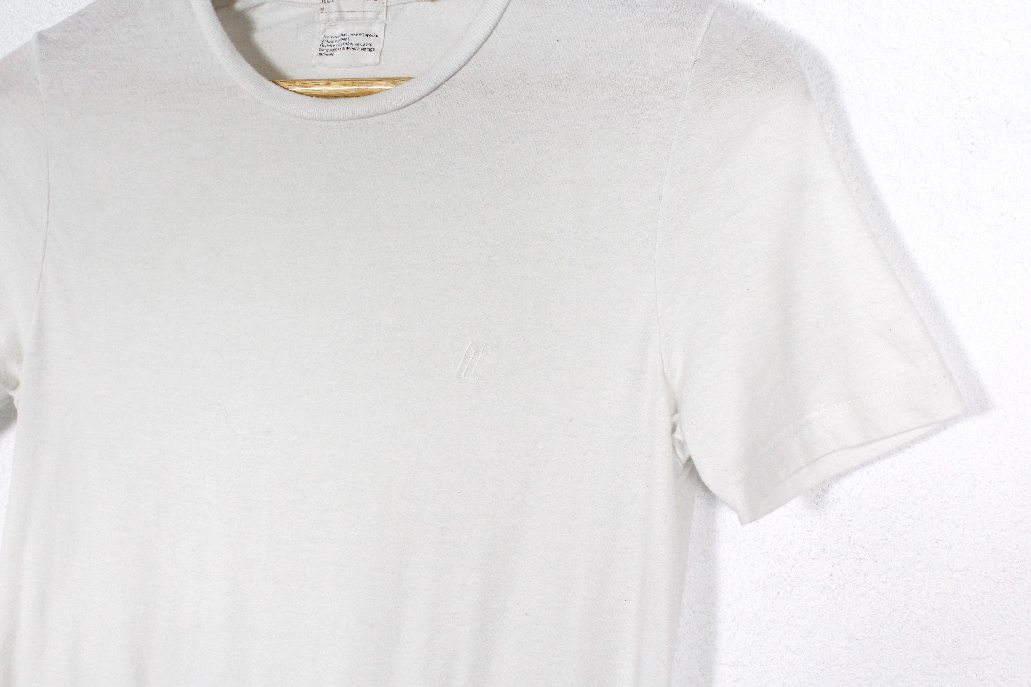 Helmut Lang Archive Helmut Lang HL Logo White Tee T-shirt 90s Size S / US 4 / IT 40 - 2 Thumbnail