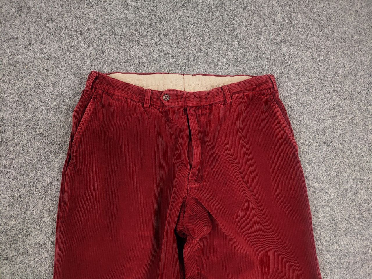 Burberry Burberry London Vintage Corduroy Dark Red Trouser Pants Size US 34 / EU 50 - 10 Thumbnail