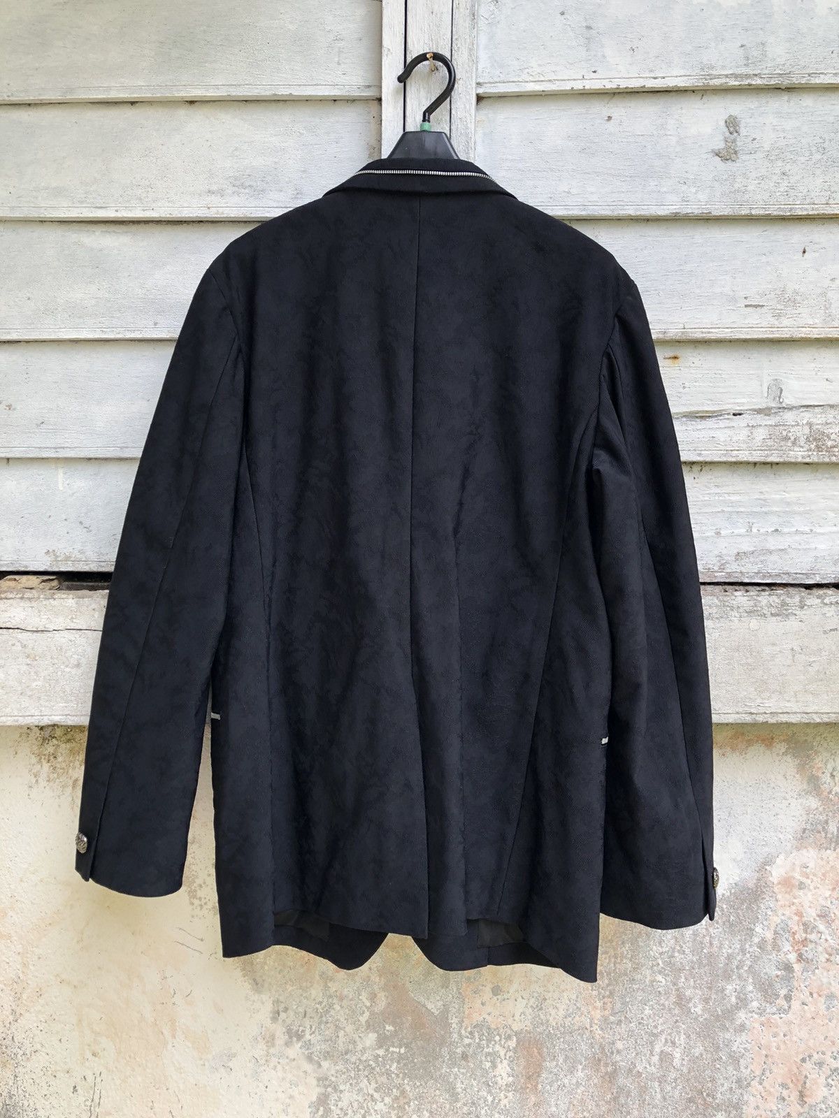 Japanese Brand BBCO EMBOSSED ZIPPER LINING TRIM LUXURY JACKET DESIGN Size US M / EU 48-50 / 2 - 3 Thumbnail