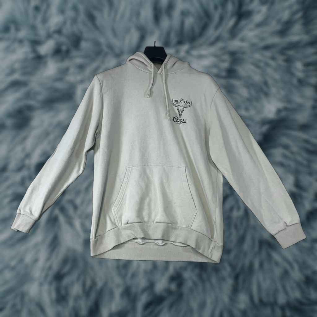 Brixton Brixton Hoodie Beige Skull Coors Beer Pullover Graphic Men L See Pics Size US L / EU 52-54 / 3 - 1 Thumbnail
