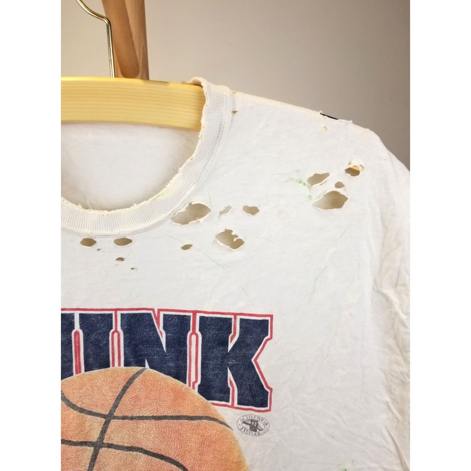 Vintage VINTAGE 90' DUNK THIS T-SHIRT SLEEVELESS DISTRESSED TRASHED SZ XXL Men Size US XXL / EU 58 / 5 - 2 Thumbnail
