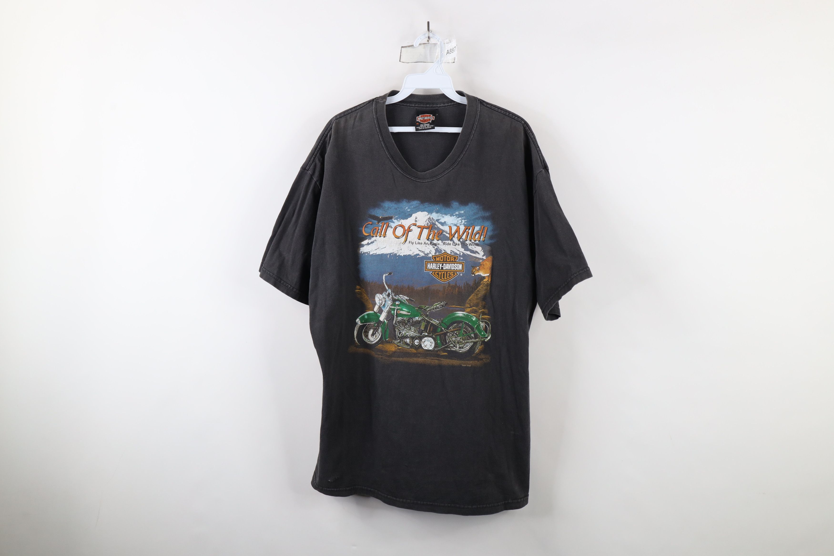 Harley Davidson × Vintage Vintage Y2K 2001 Harley Davidson the Wild T-Shirt Black USA Size US XL / EU 56 / 4 - 1 Thumbnail