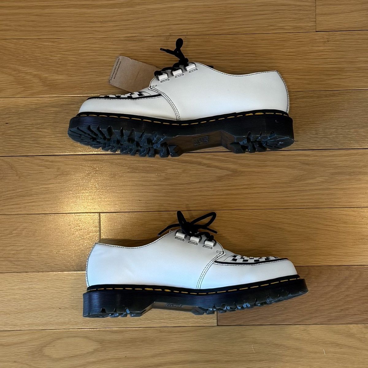 Dr. Martens Dr. Martens Ramsey Smooth Leather Creepers White US 10 Size US 10 / EU 43 - 4 Thumbnail